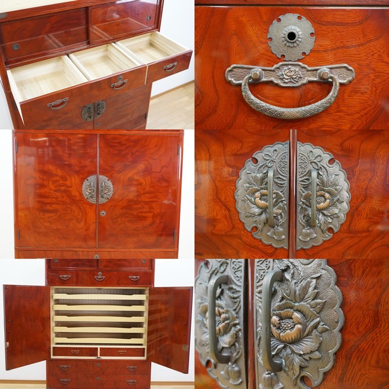  higashi is :[ peace chest of drawers ] costume chest of drawers width approximately 121.5. height approximately 179. natural tree costume chest Japanese-style chest adjustment chest of drawers peace furniture 