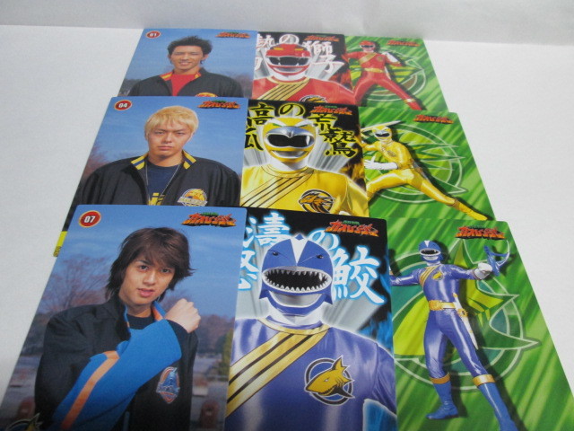 百獣戦隊ガオレンジャー　ガオレンジャー　トレーディングカード　SP付き全５４種セット_画像3