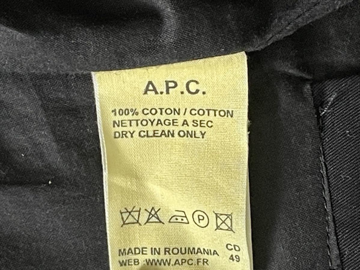 美品 A.P.C. トレンチコート 濃紺 アーペーセー apc_画像6