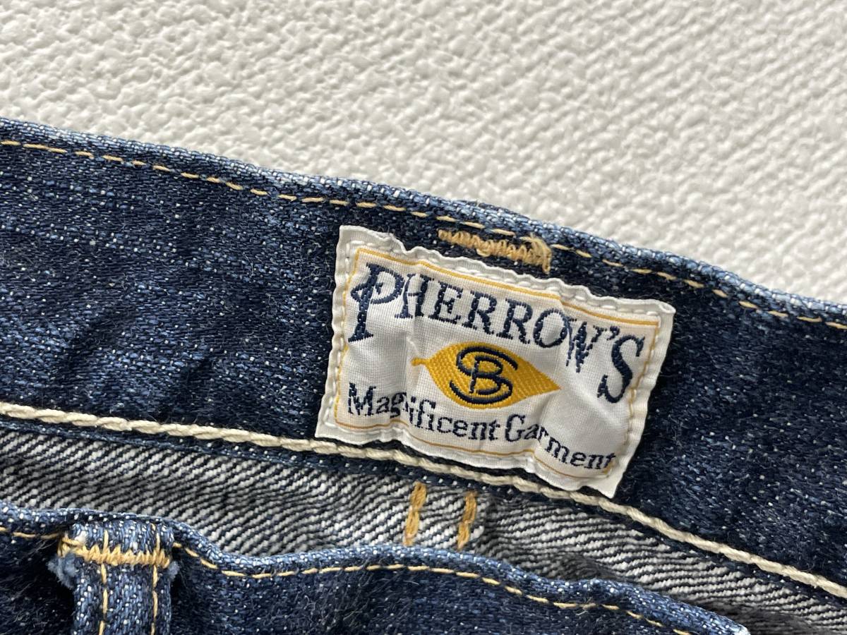  Fellows PHERROW\'S 421SW originals tray to jeans * size 30/36 hemming Denim pants *A2402