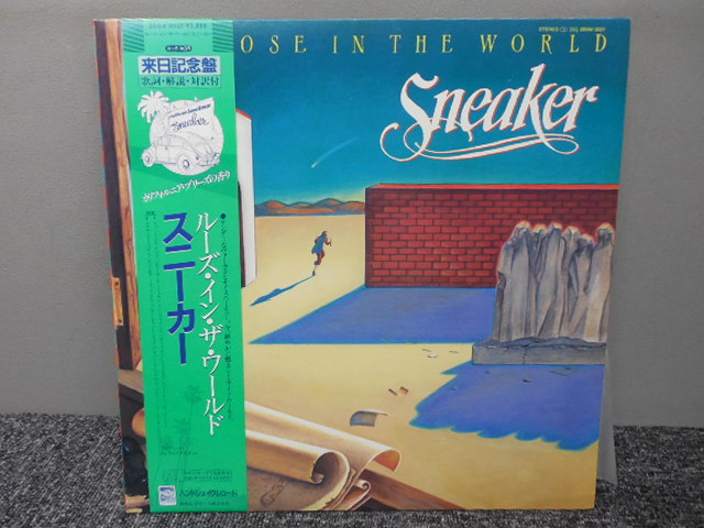 SNEAKER・スニーカー / LOOSE IN THE WORLD (帯あり・国内盤)     LP盤・28MW 0027の画像2