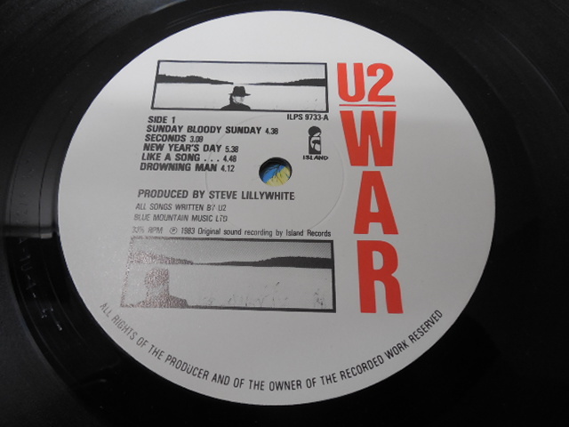 U2 / WAR・闘 (UK盤) 　 　 LP盤・ILPS 9733_画像8
