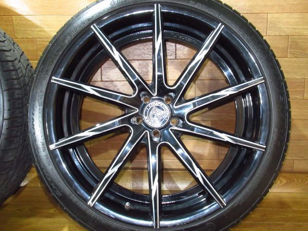 LEXANI CSS-15 9J-22 off+15 pcd108/5H コンチネンタル 265/35ZR22(265/35R22)22インチアルミホイール+タイヤ4本 ランドローバー？ボルボ？_画像3