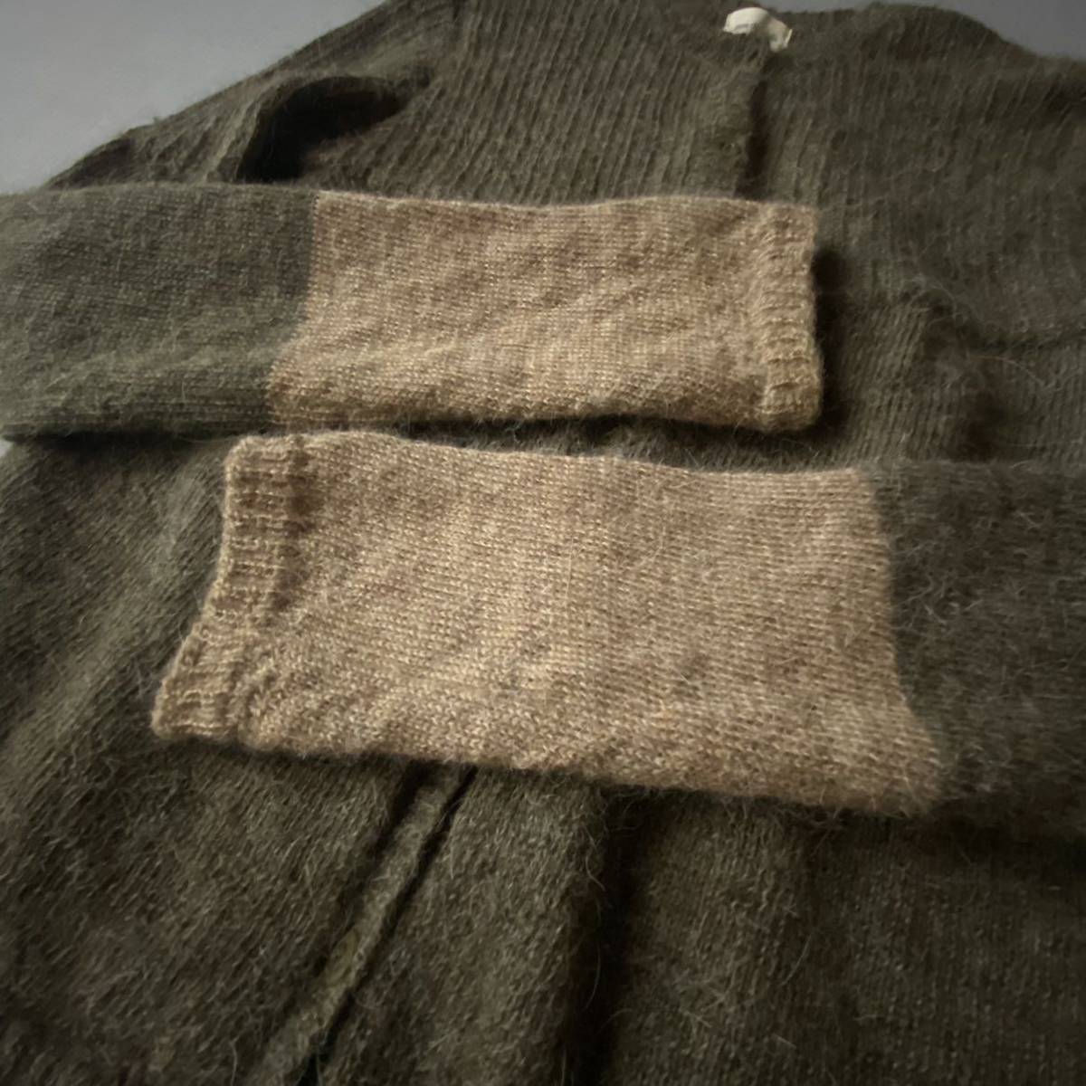 pas de calais кардиган pas de calais женский шерсть свитер альпака шерсть оливковый цвет .. цвет tops 
