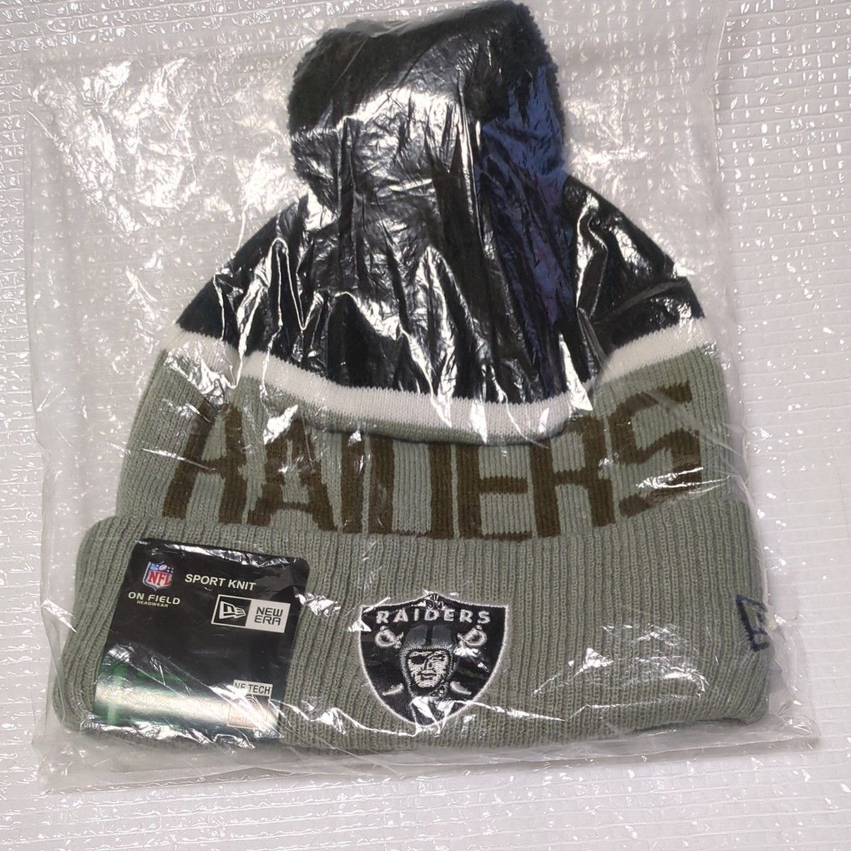 NEWERA ニット帽 ニットキャップ ニュー エラ レイダース ＲＡＩＤＥＲＳ ロサンジェルス ロスアンジェルス オークランド 