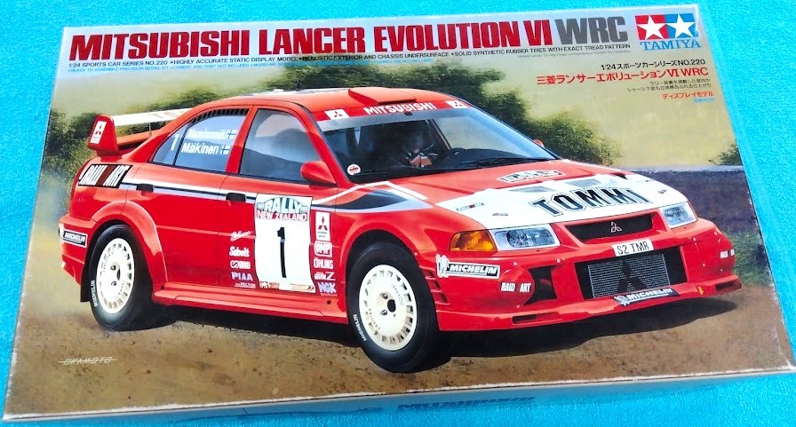  TAMIYA タミヤ 1/24 スポーツカーシリーズ No.220 三菱 ランサー エボリューション VI WRC プラモデル 24220 レア！_画像1