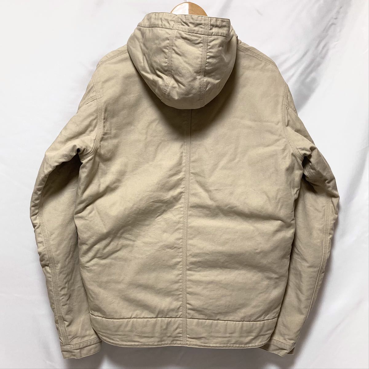 08年製 patagonia Lined Canvas Hoody パタゴニア ラインド キャンバス フーディ オーガニックコットン パイル ボア パーカー ダック地 S_画像3