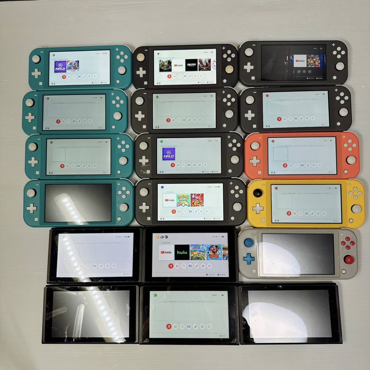 1円スタート 任天堂 ニンテンドー スイッチライト Nintendo Switch Lite 13台 スイッチ switch 5台 本体のみ ジャンク まとめ売り