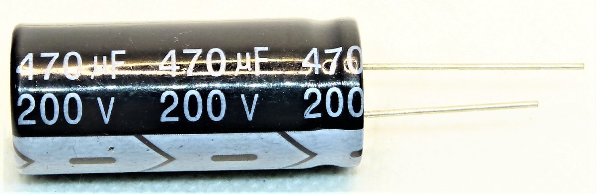 電解コンデンサ 200v470μf 105℃対応 1個（200v470uf)_画像1