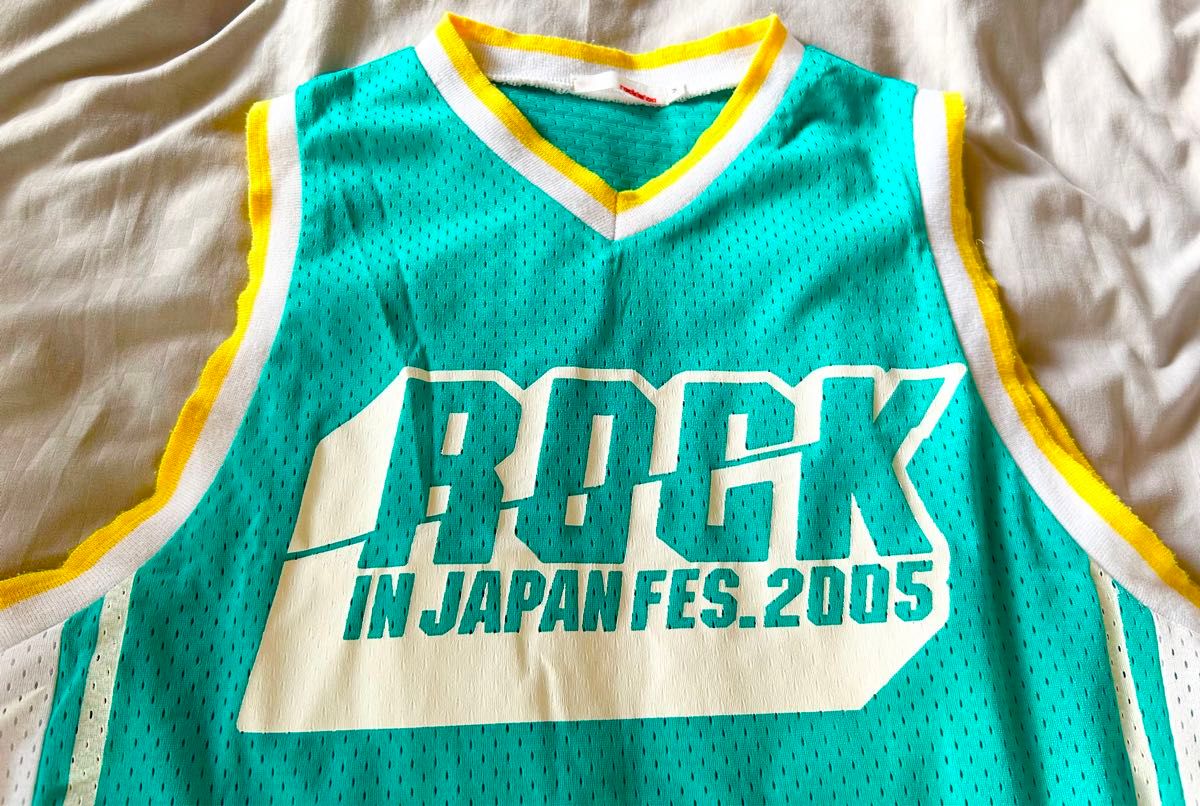 ロックインジャパンフェス 2005 バスケット Tシャツ ビブス