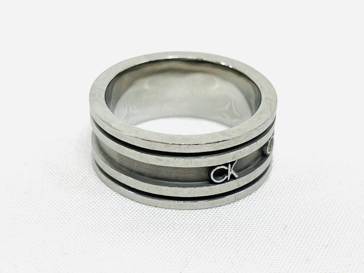 H623*0.5　CK　Calvin Klein　カルバンクライン　S/S　リング　指輪　9号サイズ　アクセサリー　_画像5