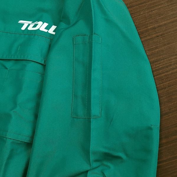 261569【LLサイズ】ミズノ TOLL トールエクスプレスジャパン スタッフ 長袖シャツ グリーン 作業服 ユニフォーム MIZUNO▲2の画像6