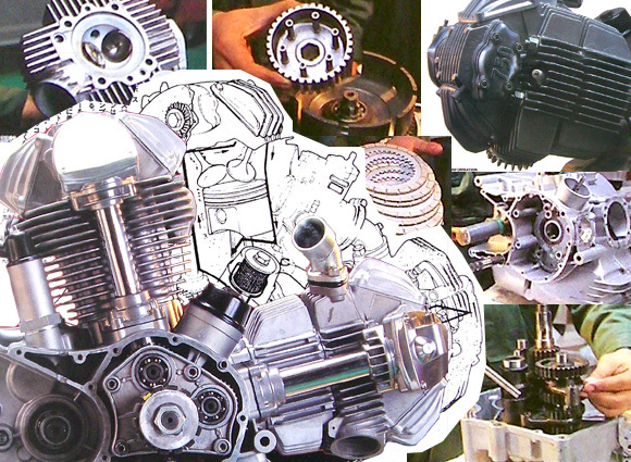ドゥカティ 750SS エンジン オーバーホール 組立て 特集 掲載 雑誌　ベベルLツイン デスモドロミック 900SS_画像1