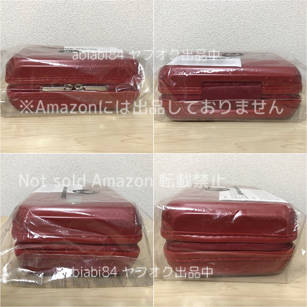 即決4650円★非売品●ゼロハリバートン×JAL/日本航空●ファーストクラス アメニティキット ハードケース レッド/赤 未開封_画像5