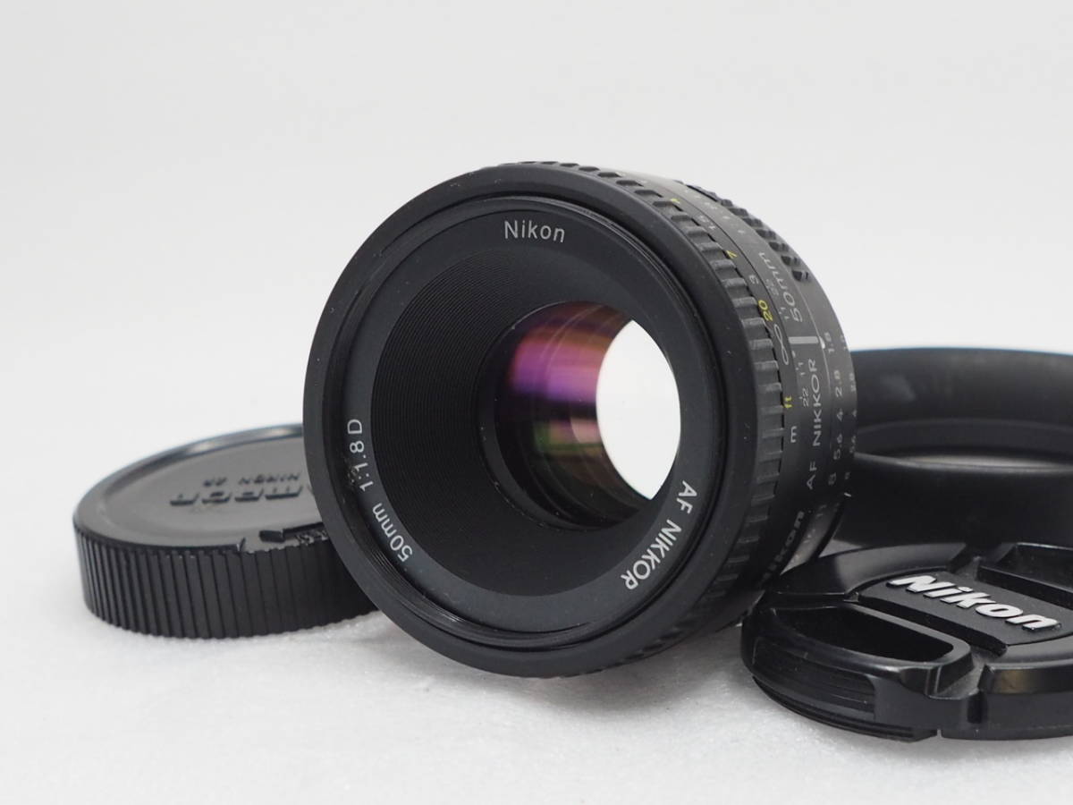 ★良品★NIKON ニコン AF NIKKOR 50mm F1.8 D　#D971_画像1