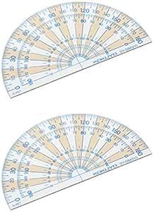 コクヨ 分度器 まなびすと 再生PET樹脂製 90x50mm 半円 GY-GBA310_画像1