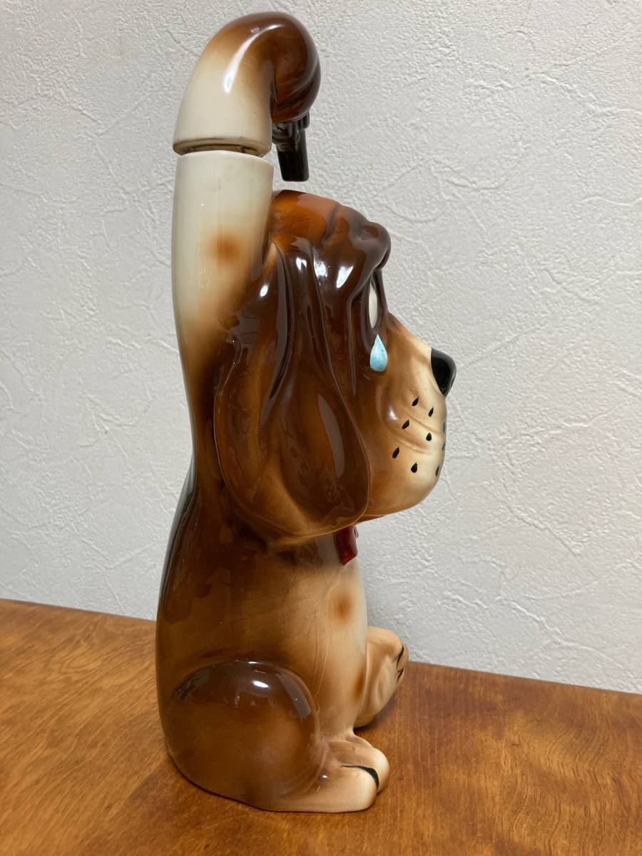 〜70s ビンテージ　デキャンタ　ドッグ　犬　アルコール　酒　陶器製_画像2