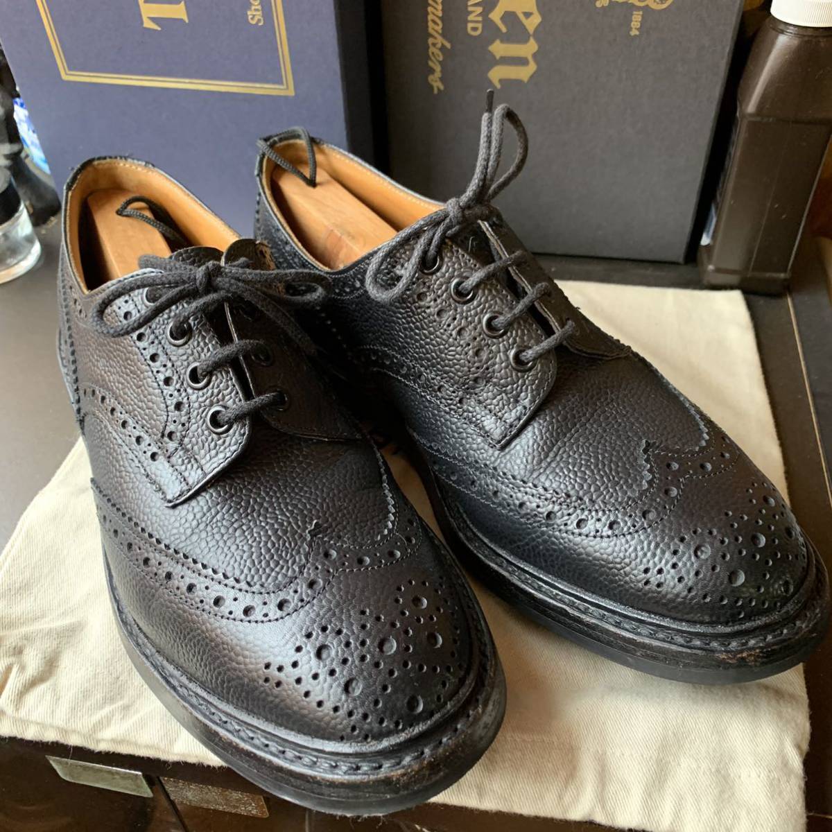 Tricker's トリッカーズ シボ革 Made In England 英国靴 Tricker's トリッカーズ シボ革 Made In England 英国靴