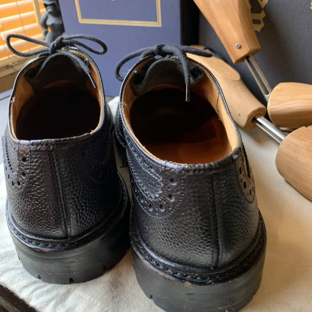 Tricker's トリッカーズ シボ革 Made In England 英国靴 Tricker's トリッカーズ シボ革 Made In England 英国靴