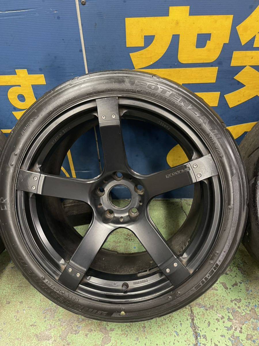 Pro drive GC-05N 18×10J 5-114.3 ＋15 ４本セット　カラー　フラットブラック_画像4