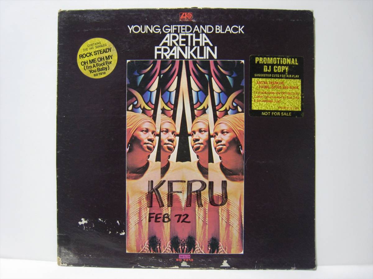 LP】 ARETHA FRANKLIN / ○白プロモ○ YOUNG, GIFTED AND BLACK LP】 ARETHA FRANKLIN / ○白プロモ○ YOUNG, GIFTED AND BLACK