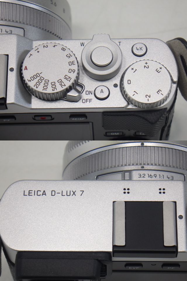 h4A021Z900 美品 LEICA ライカ D-LUX7 シルバー デジタルカメラ 元箱 付属品有_画像10