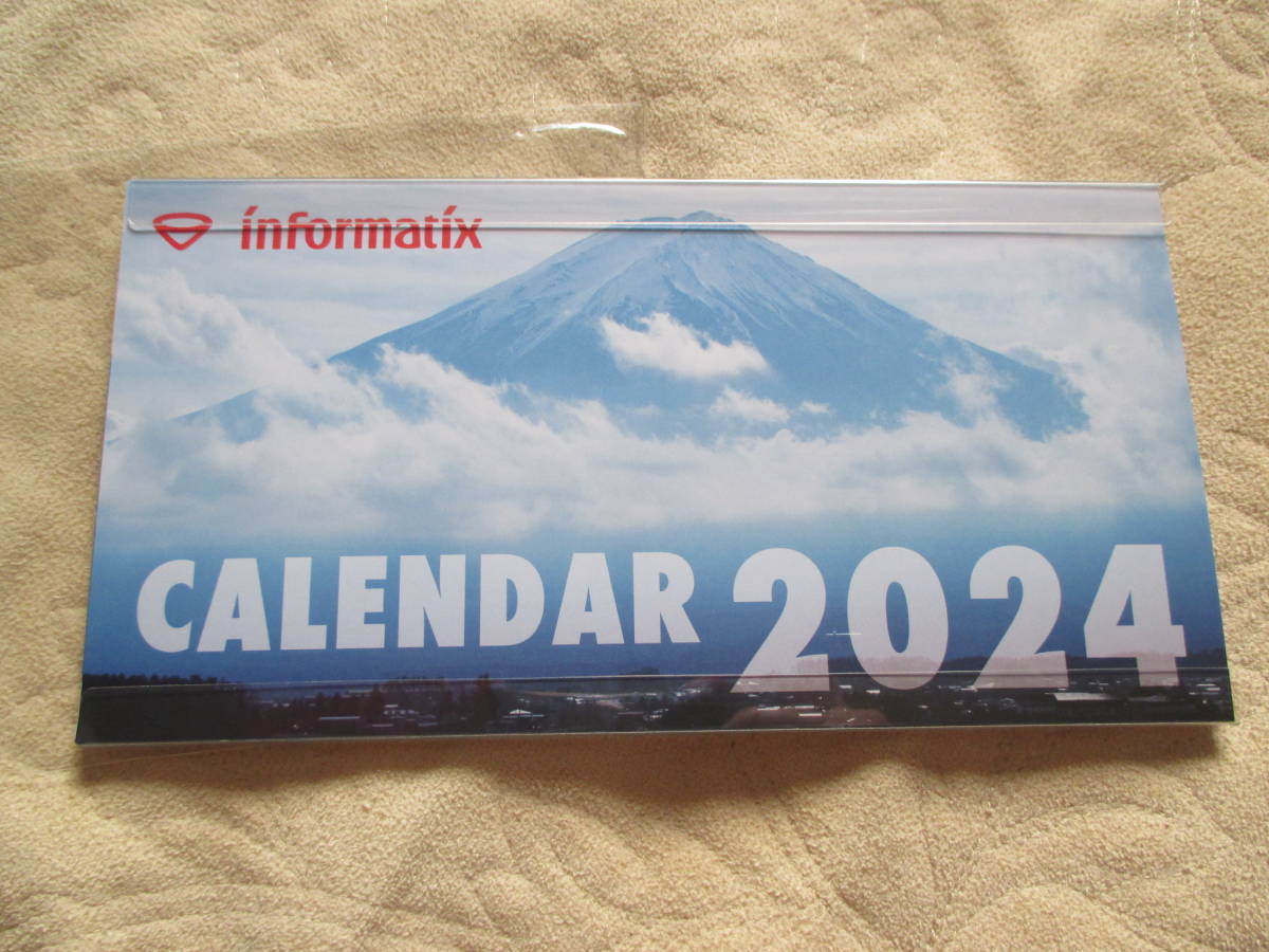 informatix 新品未使用 2024年 卓上カレンダー デスクスタンド 令和6年 2024 ミニカレンダー 会社名入り 六曜 景色 花 緑 日本の名所_画像6