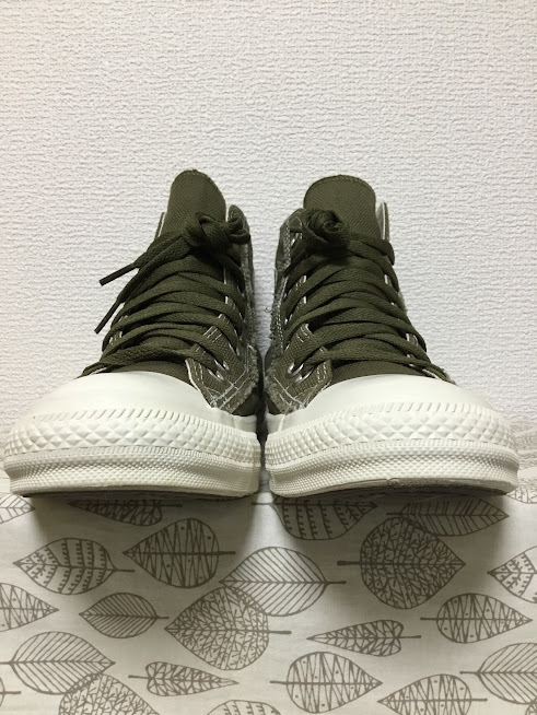 ◎美品 送料込 26.0 コンバース CONVERSE スニーカー 緑 03 1231_画像4