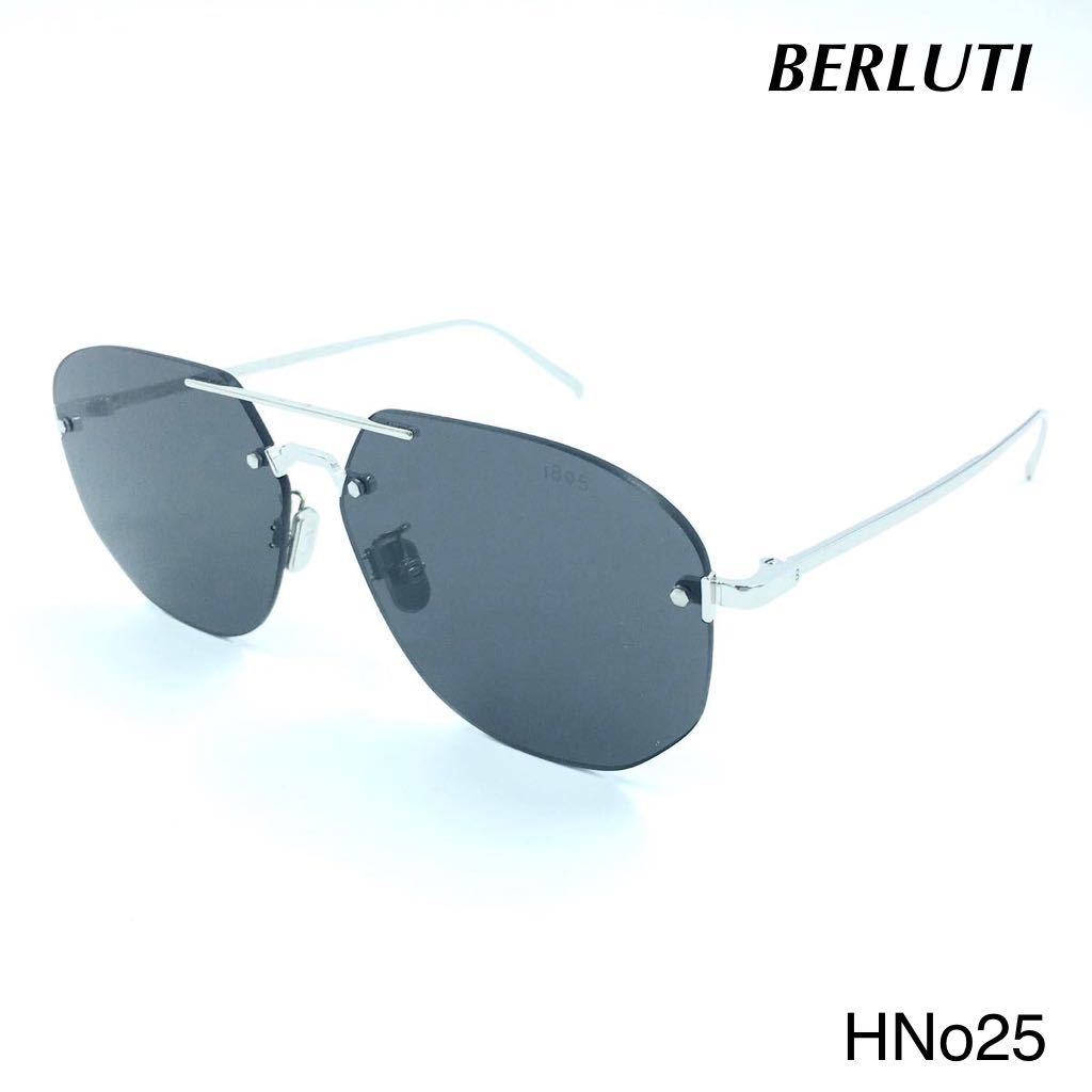 BERLUTI Sunglasses ベルルッティ BL40011U 16A サングラス　眼鏡 ツーポイント　アイウェア
