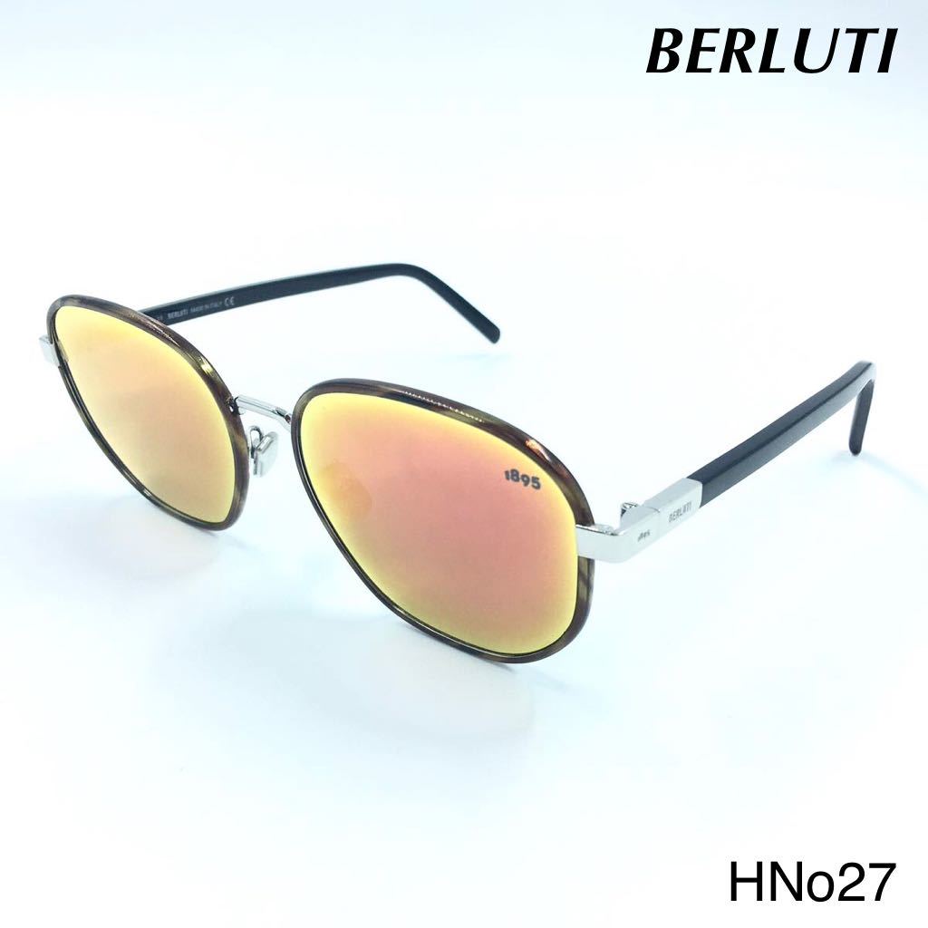 BERLUTI Sunglasses ベルルッティ BL40006U 17U サングラス　アイウェア　ミラーレンズ