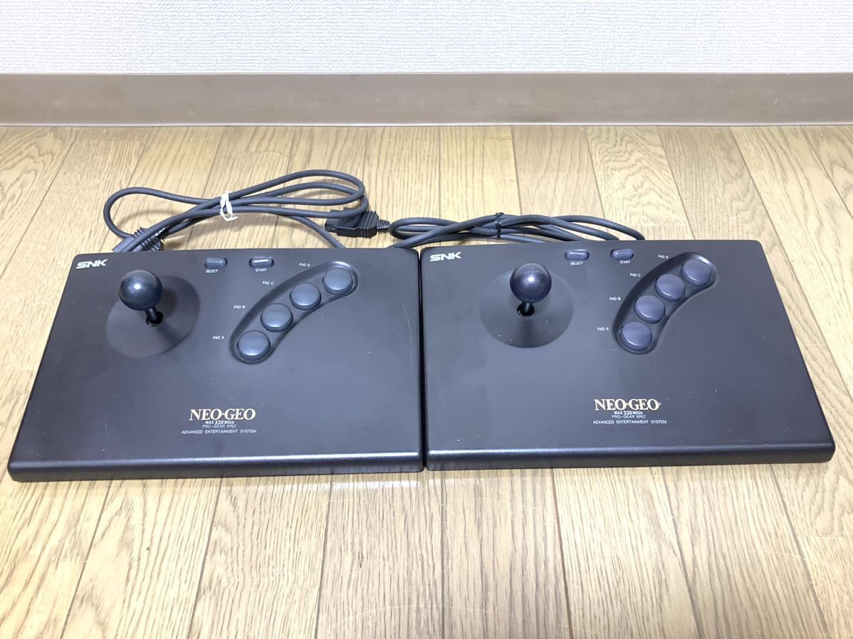 NEOGEO/ネオジオ MAX330MEGA SNK 餓狼伝説 SPECIAL 動作品 スティックコントローラー PRO-GEAR 本体/ソフト tktkt_画像8