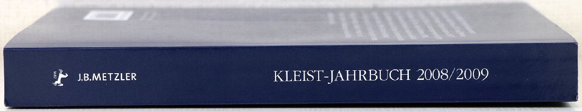 P♪中古品♪単行本 洋書 『KLEIST JAHRBUCH 2008/2009』 J.B.METZLER社 クライスト年鑑2008/2009 サイズ(約)：縦23.0×横15.5×厚さ2.4cm_画像3