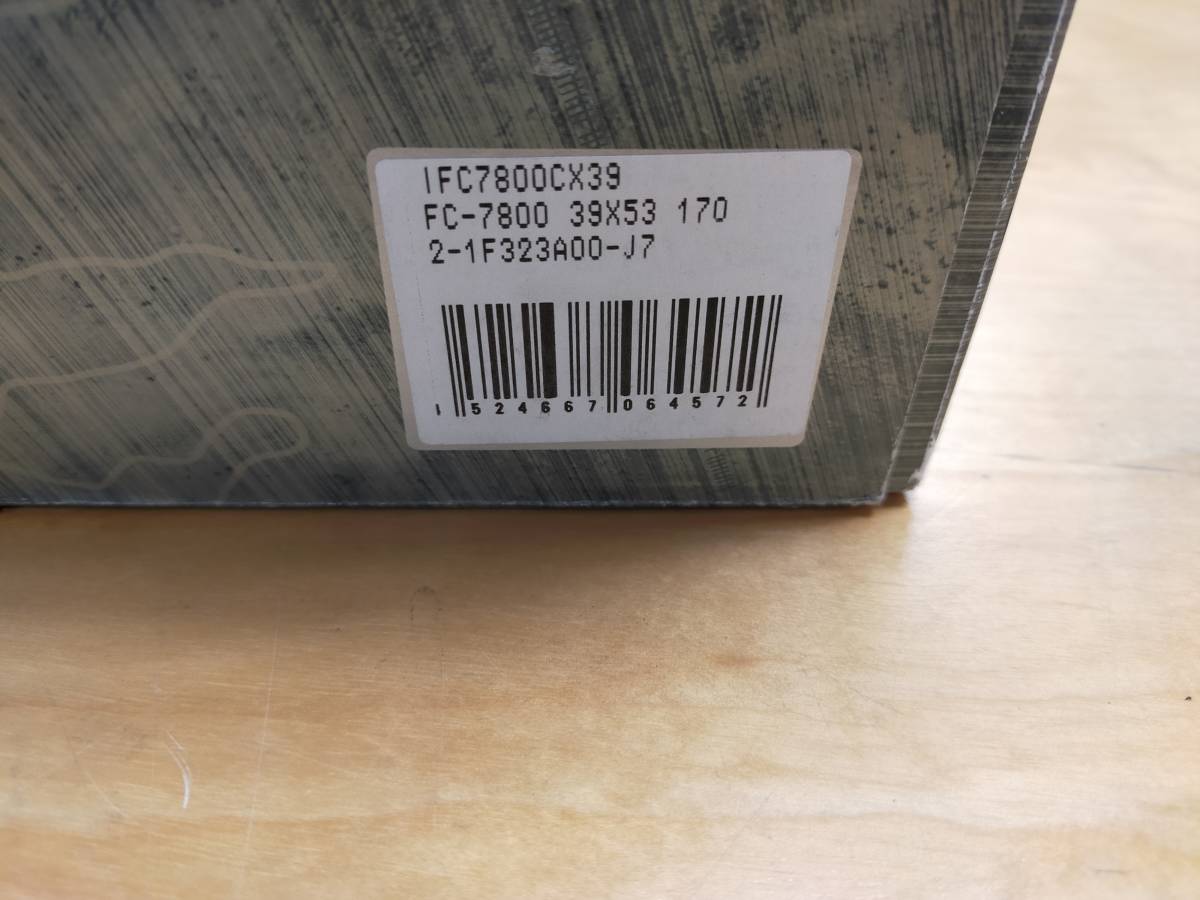 未使用箱付 FC-7800 170mm 53-39 DURA ACE デュラエース 2×10S 未使用箱付 FC-7800 170mm 53-39 DURA ACE デュラエース 2×10S