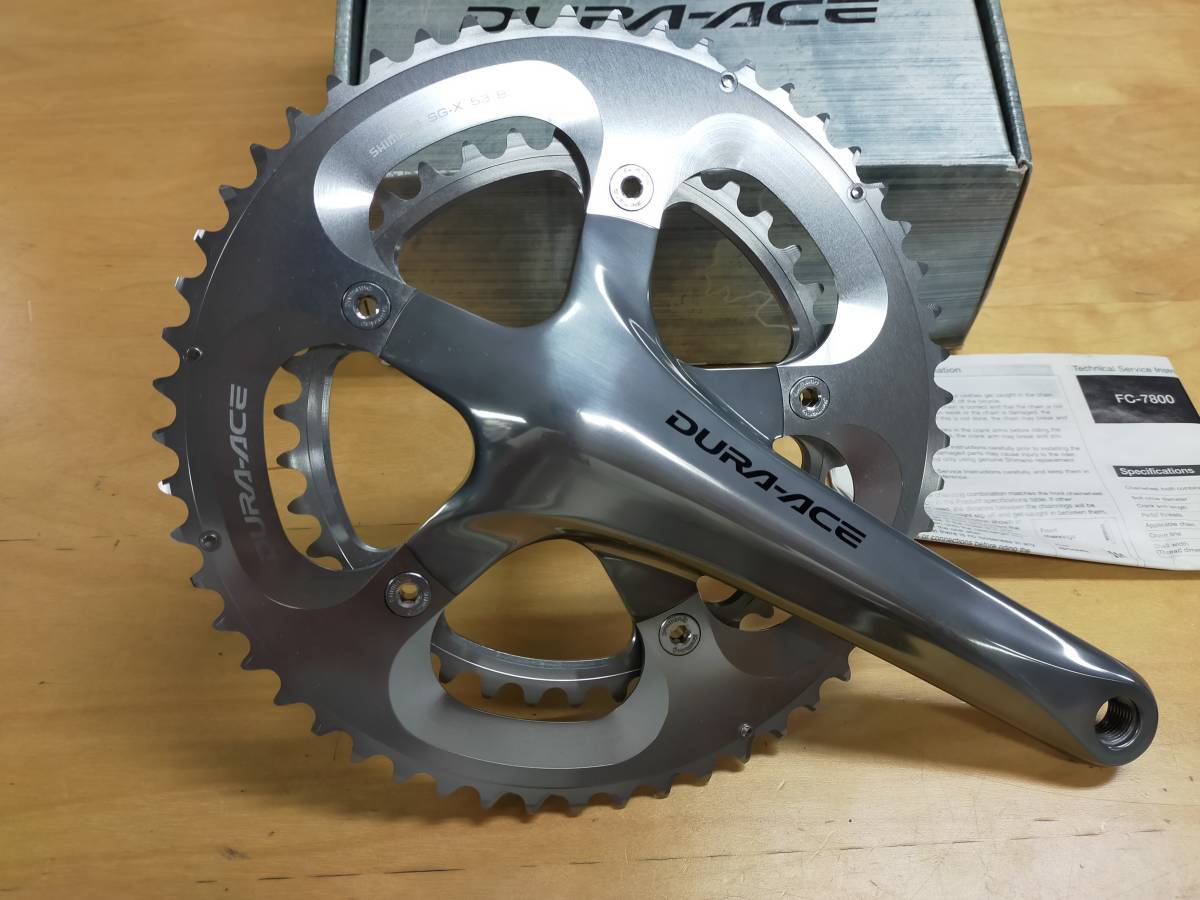 未使用箱付 FC-7800 170mm 53-39 DURA ACE デュラエース 2×10S 未使用箱付 FC-7800 170mm 53-39 DURA ACE デュラエース 2×10S