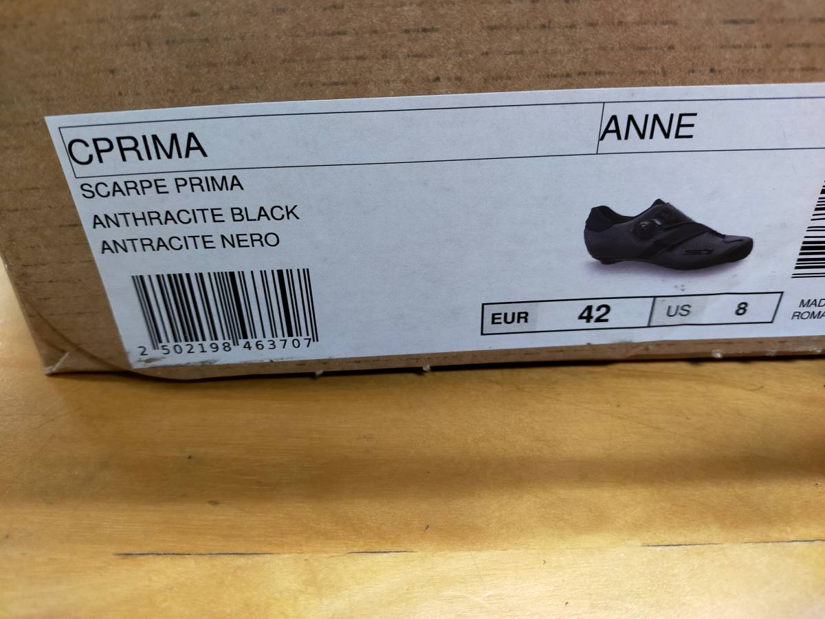 サイズ42 SIDI PRIMA ANTHRACITE/BLACK ロード用 シディー サイズ42 SIDI PRIMA ANTHRACITE/BLACK ロード用 シディー