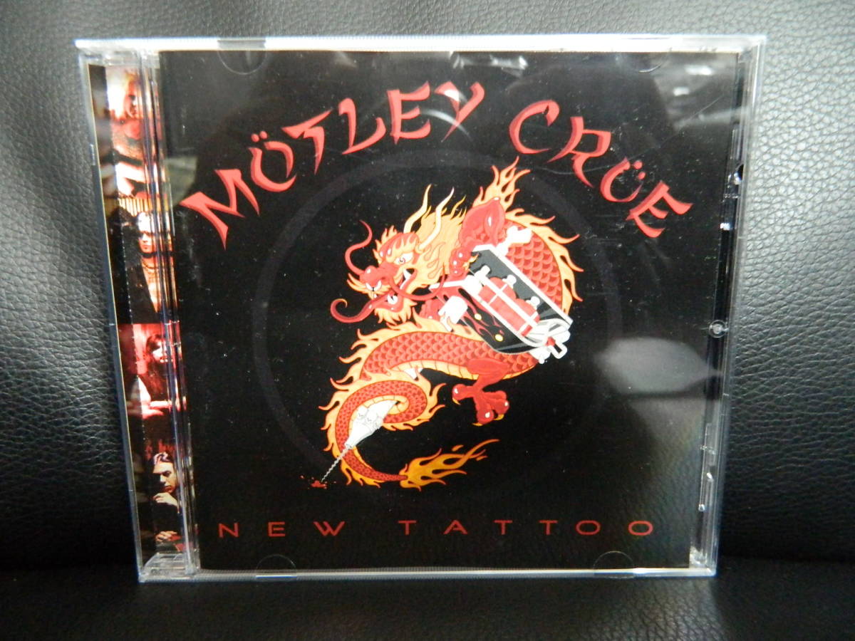 (53)　 MOTLEY CRUE　/　NEW TATTOO　　　　輸入盤　 　 ジャケ、 経年の汚れあり_画像1