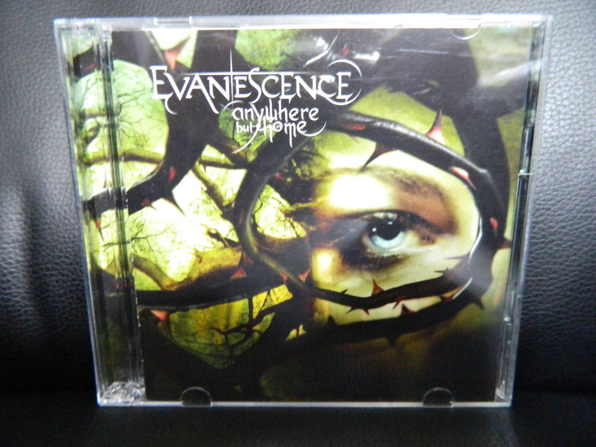 (20)　 EVANESCENCE　　/　 ANYWHERE BUT HOME　　　 　日本盤　 　DVD付　 ジャケ、日本語解説 経年の汚れあり_画像1