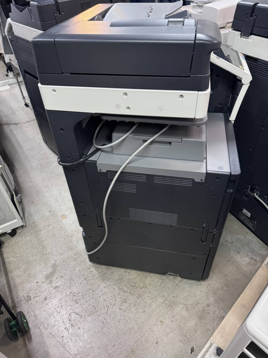 KONICA MINOLTA カラー複合機 bizhub C368 通電確認済み コピー機 2段 コニカミノルタ No.2 ☆ (引き取り限定)_画像9