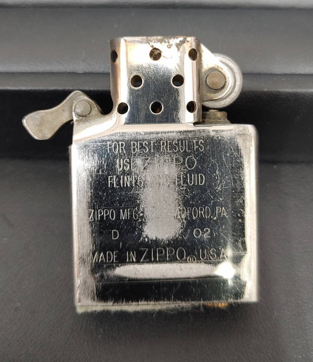 【BD12560NT】ZIPPO ジッポー SILVER CROSS 01年製 シルバー MADE IN U.S.A_画像5