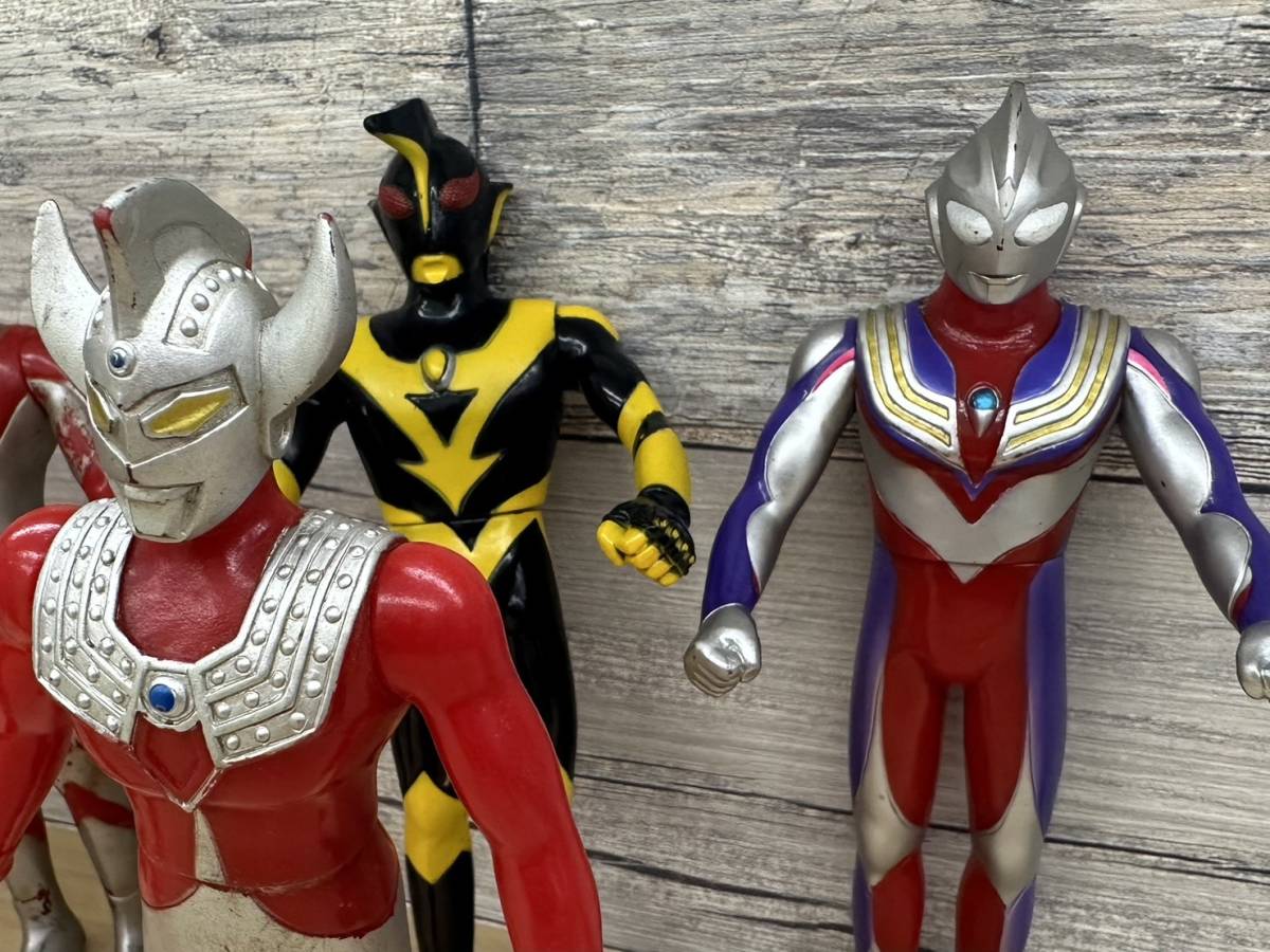 【E895AM】ソフビ フィギュア おまとめ 仮面ライダー ウルトラマン 戦隊もの 当時物 特撮ヒーロー まとめ 20体以上～_画像6