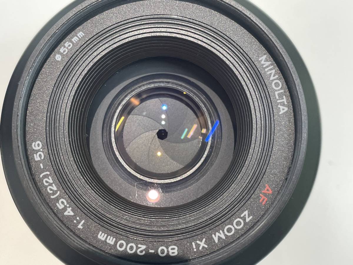 【F0094TY】MINOLTA ミノルタ AF ZOOM Xi 80-200ｍｍ 1：4.5（22） -5.6 55ｍｍ 現状品 動作未確認 一眼レフカメラ の画像2