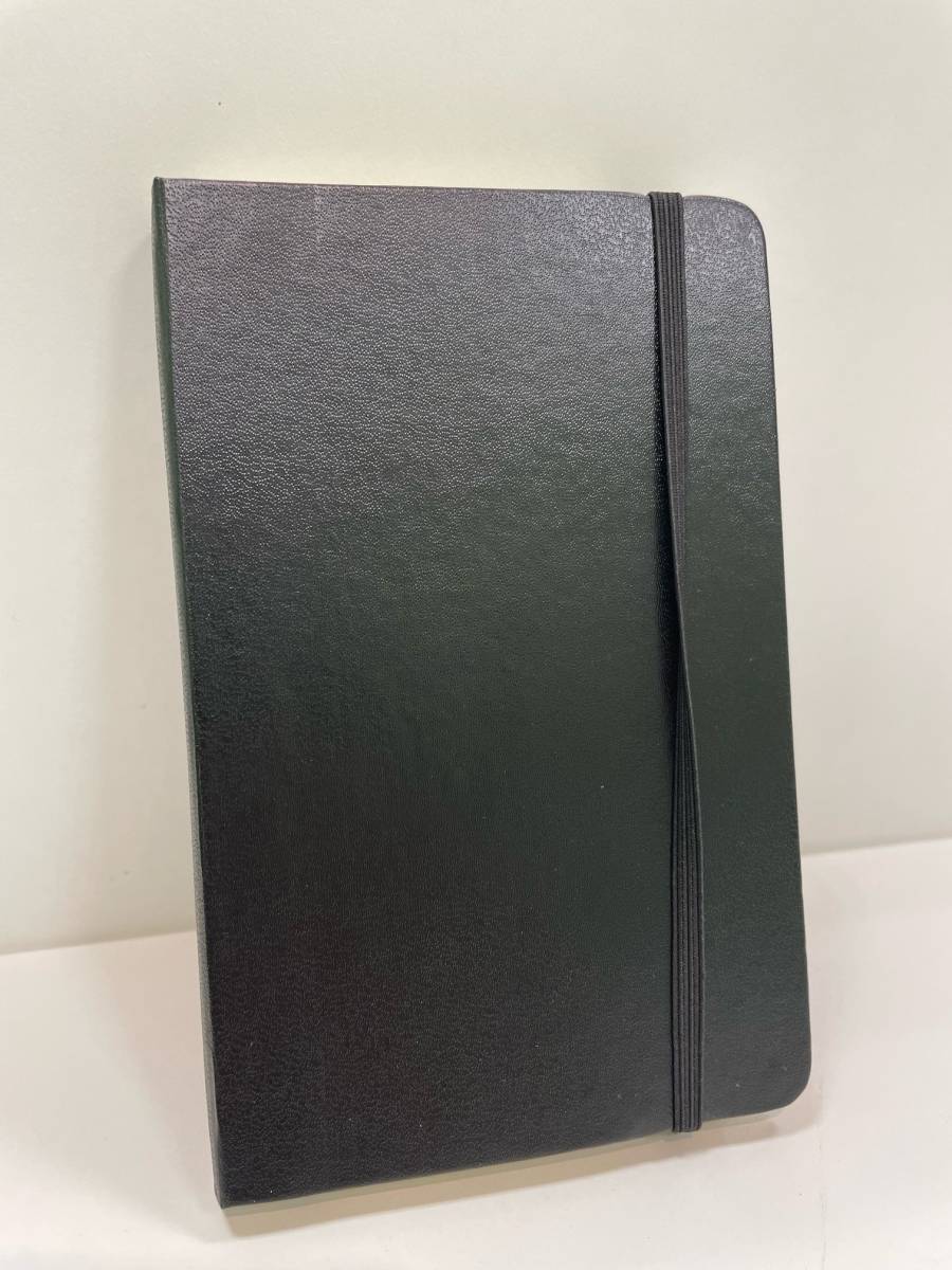 【B12256TY】未使用保管品 MOLESKINE モレスキン 手帳 ブラック 小型 ポケット付きの画像1