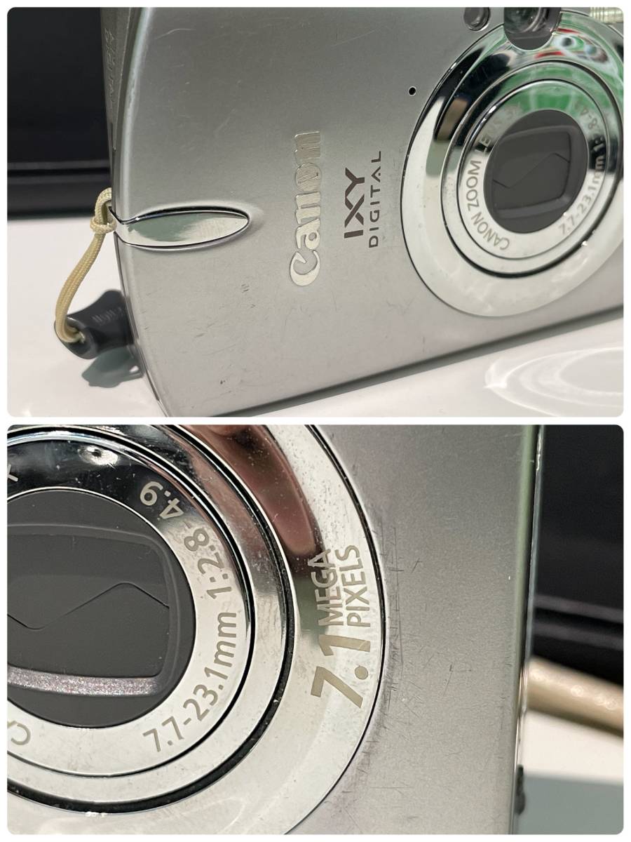 【F014TY】Canon キャノン IXY DIGITAL 600 通電確認済み デジカメ カメラ 現状品　バッテリー２個付き_画像4