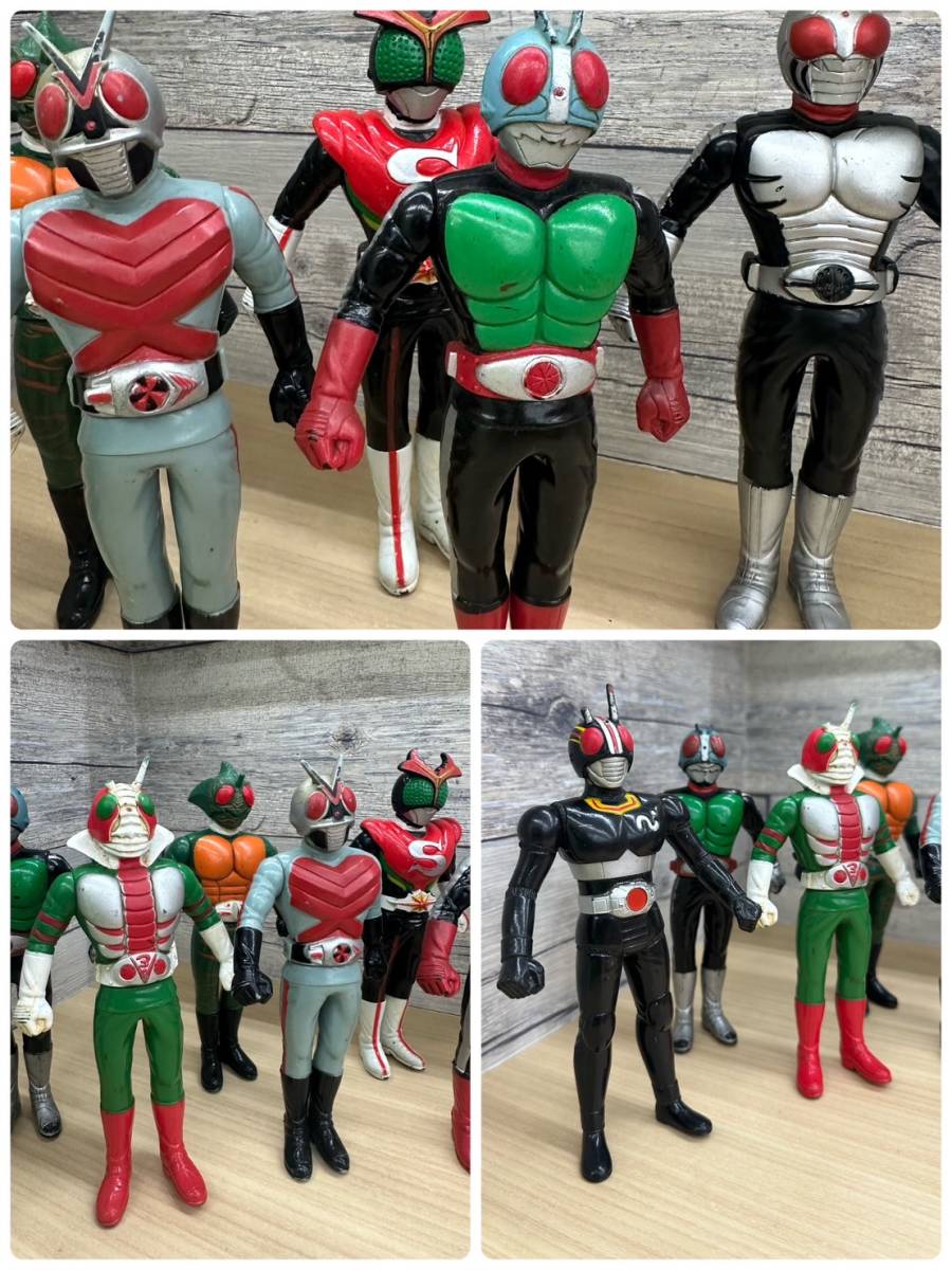 【E895AM】ソフビ フィギュア おまとめ 仮面ライダー ウルトラマン 戦隊もの 当時物 特撮ヒーロー まとめ 20体以上～_画像10