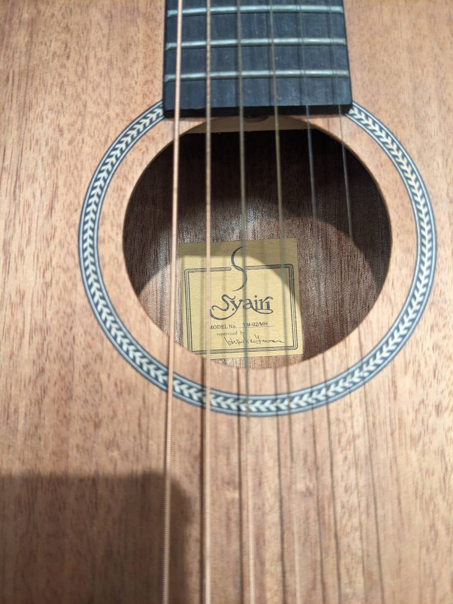 【B13074AK】S.Yairi ヤイリ ミニアコースティックギター ミニギター Compact Acoustic Series YM-02/MH マホガニー ソフトケース付属_画像2