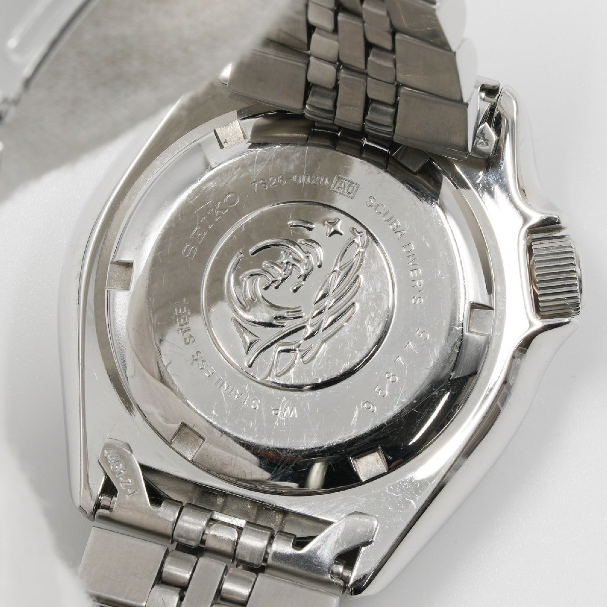 セイコー SEIKO 腕時計 プロスペックス SKX007 7S26-0020 ブラックボーイ SCUBA DIVER'S 200m 自動巻 中古 良品 [質イコー]_画像8