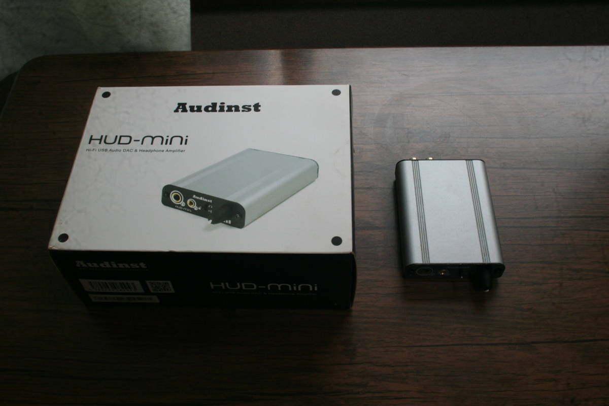 Audinst HUD-mini USB DAC ヘッドフォンアンプ　中古動作品　おまけ付き_画像1