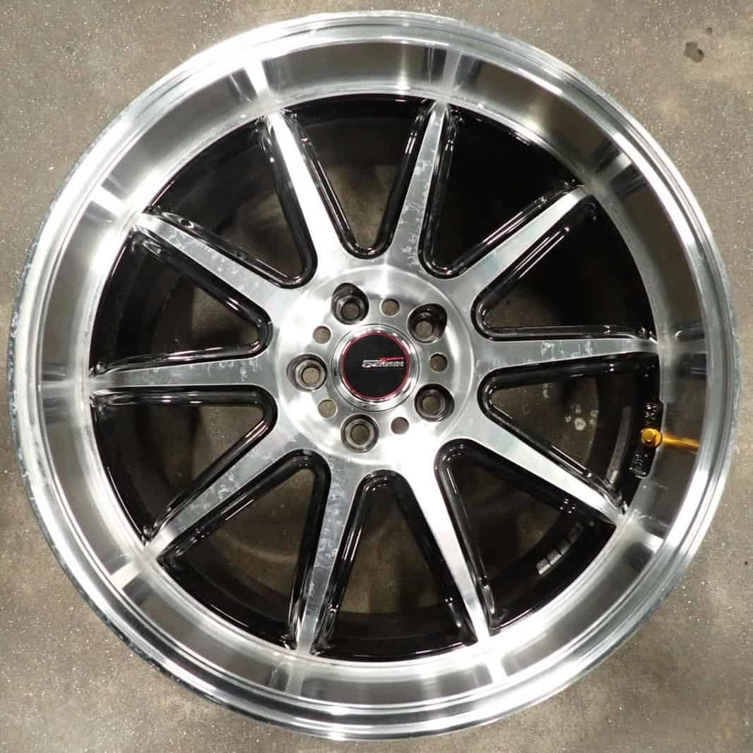 4本 会社宛 送料無料 18×8.5J 5ZIGEN ファイヤーボールダブルアール アルミ 5穴 PCD 100mm +45 ハブ径 67mm 86 BRZ インプ 特価！NO,E7746_画像2