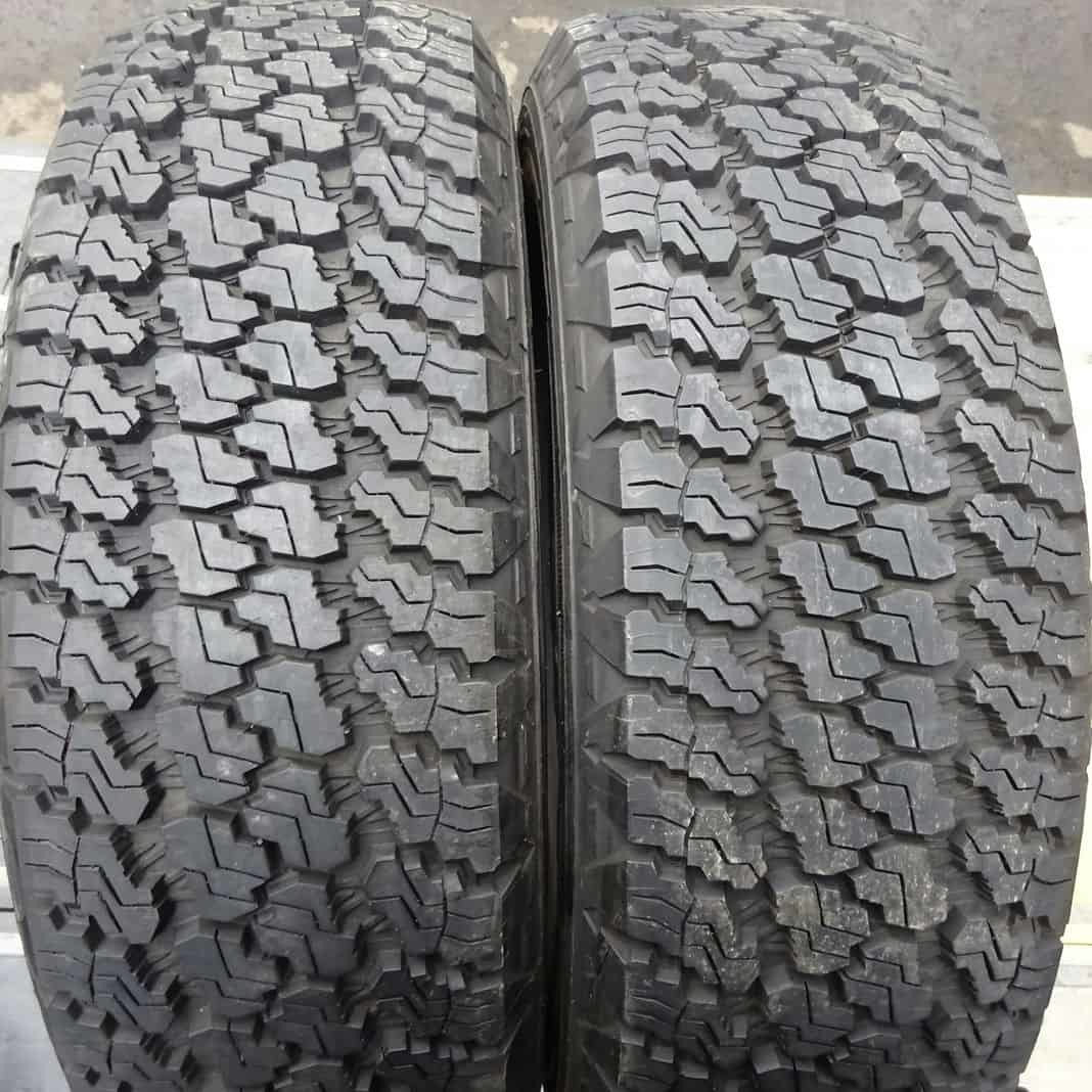 夏4本 会社宛 送料無料 245/75R17 110T グッドイヤー ホワイトレター ラングラー クライスラー ジープ ラングラー JL36 JL20 JK36 NO,Z5237_画像5