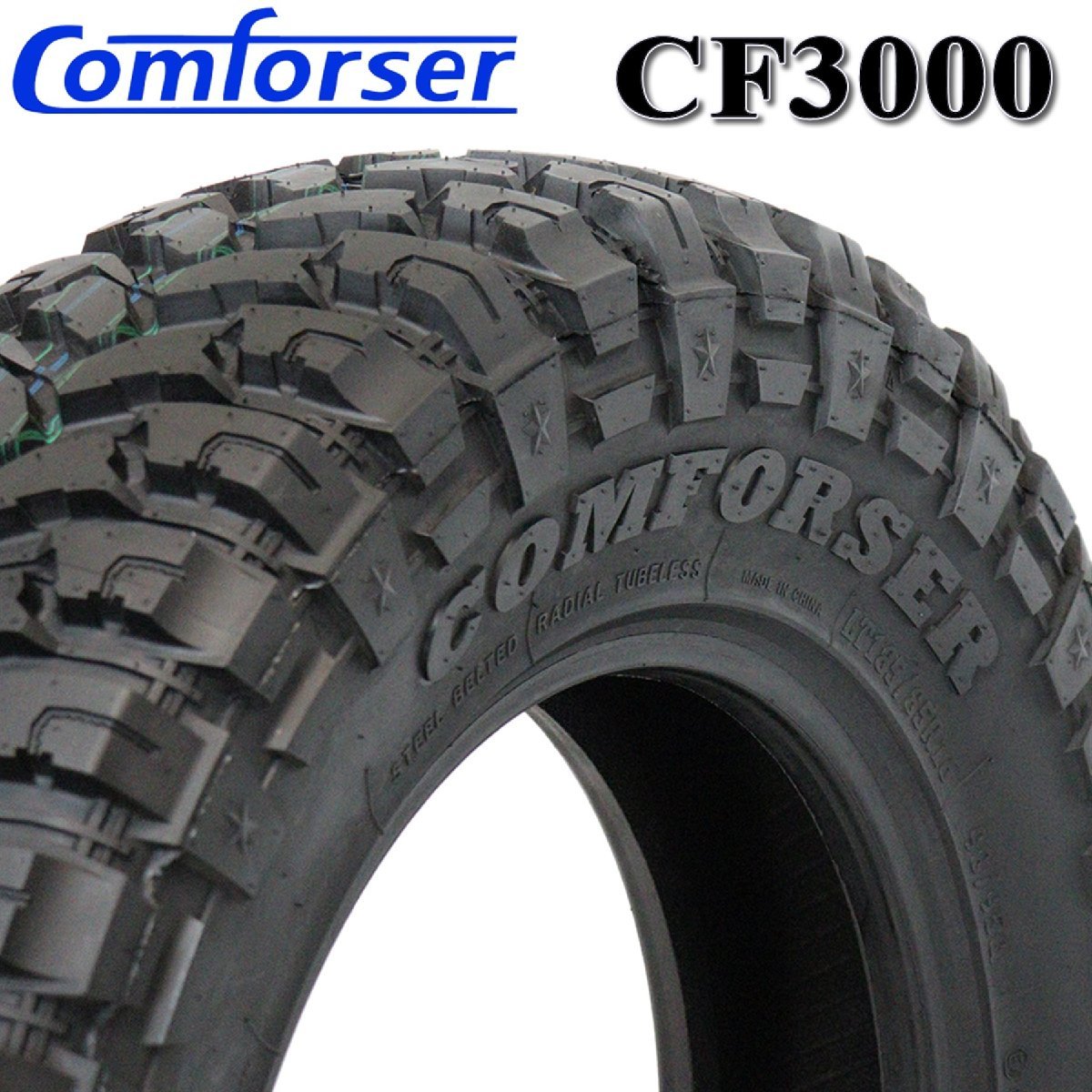 2023 year made new goods 1 pcs price company addressed to free shipping 185/85R16 6PR summer Comforser CF3000J mud M/T Jimny crossover lift up NO,SH334